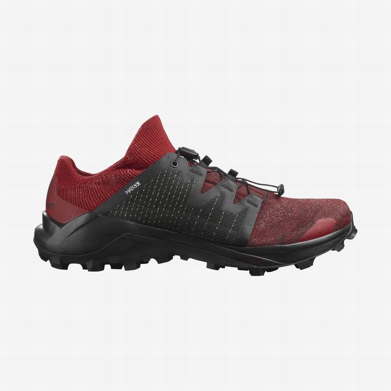 Chaussures De Trail Running Salomon Homme Rouge / Noir - Salomon CROSS /PRO - France (5168-RZJEW)